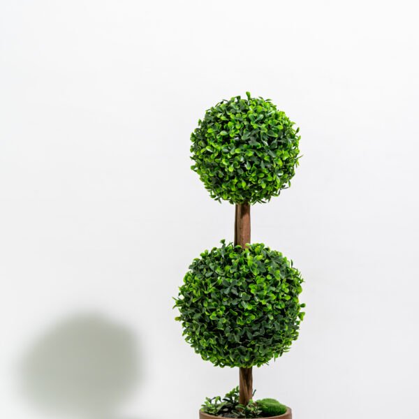 Artificial boxwood topiary plant
