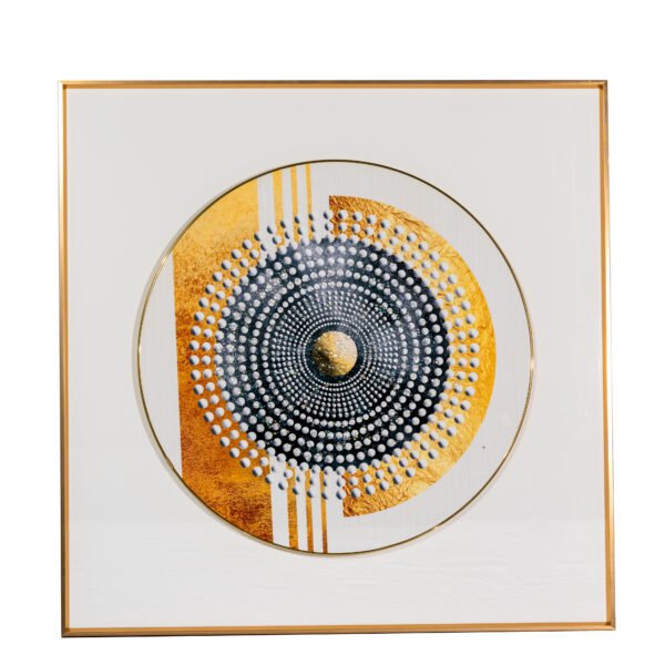 Creative Spirograph mandala with geometric designs