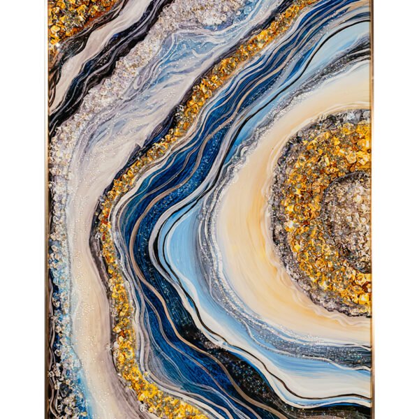 Glinting Galaxy Resin Art wall Painting for  living and bedrooms