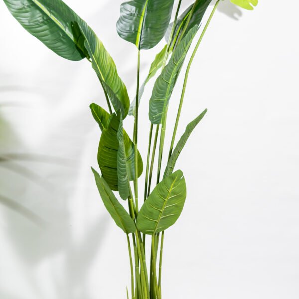 Artificial Slik Bird of Paradie palm tree potted plant